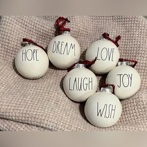 2 for $23! Rae Dunn Christmas Bulbs